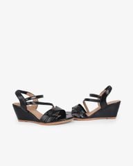 Sandal Đế Xuồng Hạnh Dung Quai Đắp Mảnh Chéo 6F HD02259AB