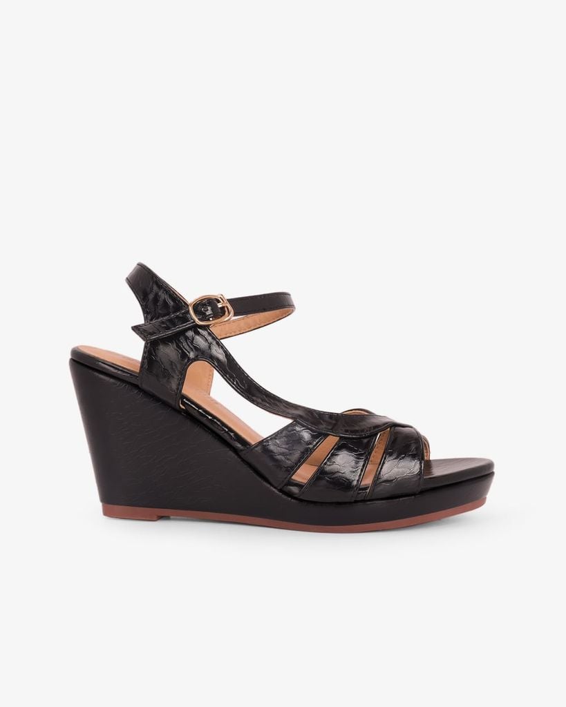 Sandal Đế Xuồng Hạnh Dung Nhiều Dây Nối Bên 9f HD02260AB