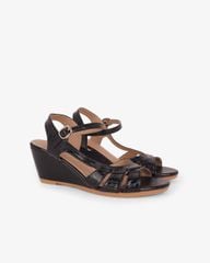 Sandal Đế Xuồng Hạnh Dung Nhiều Dây Nối Bên Vân Đá 6F HD02261AB