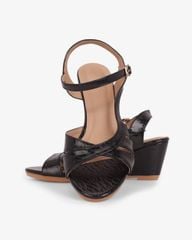 Sandal Đế Xuồng Hạnh Dung Nhiều Dây Nối Bên Vân Đá 6F HD02261AB