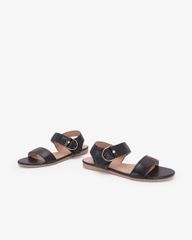 Sandal Đế Xẹp Hạnh Dung Quai Hậu Khóa Ngọc HD02263AB