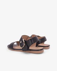 Sandal Đế Xẹp Hạnh Dung Quai Hậu Khóa Ngọc HD02263AB