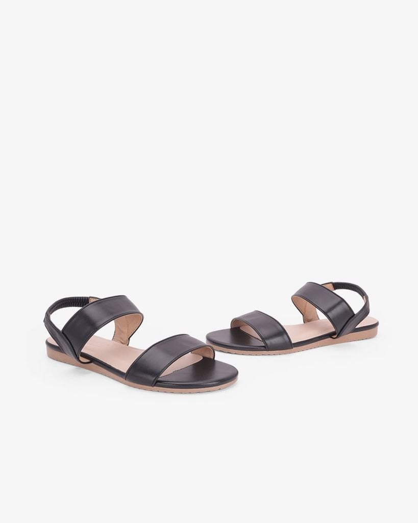 Sandal Đế Xẹp Hạnh Dung Quai Bản To HD02266AB