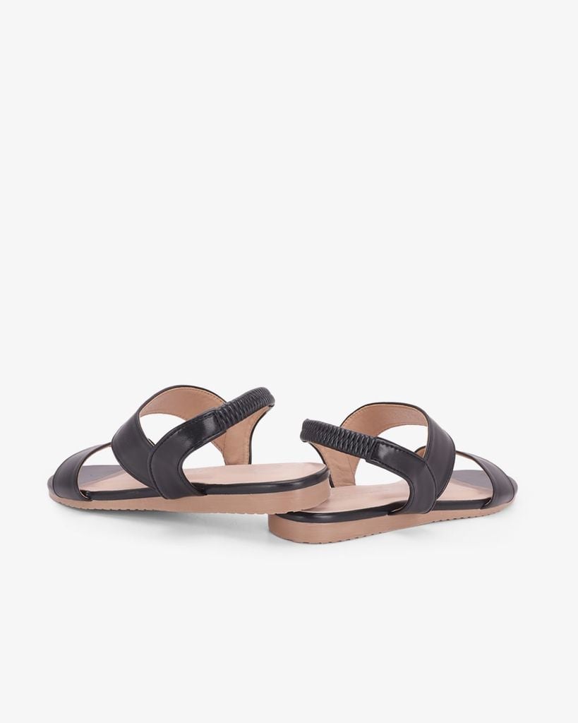 Sandal Đế Xẹp Hạnh Dung Quai Bản To HD02266AB