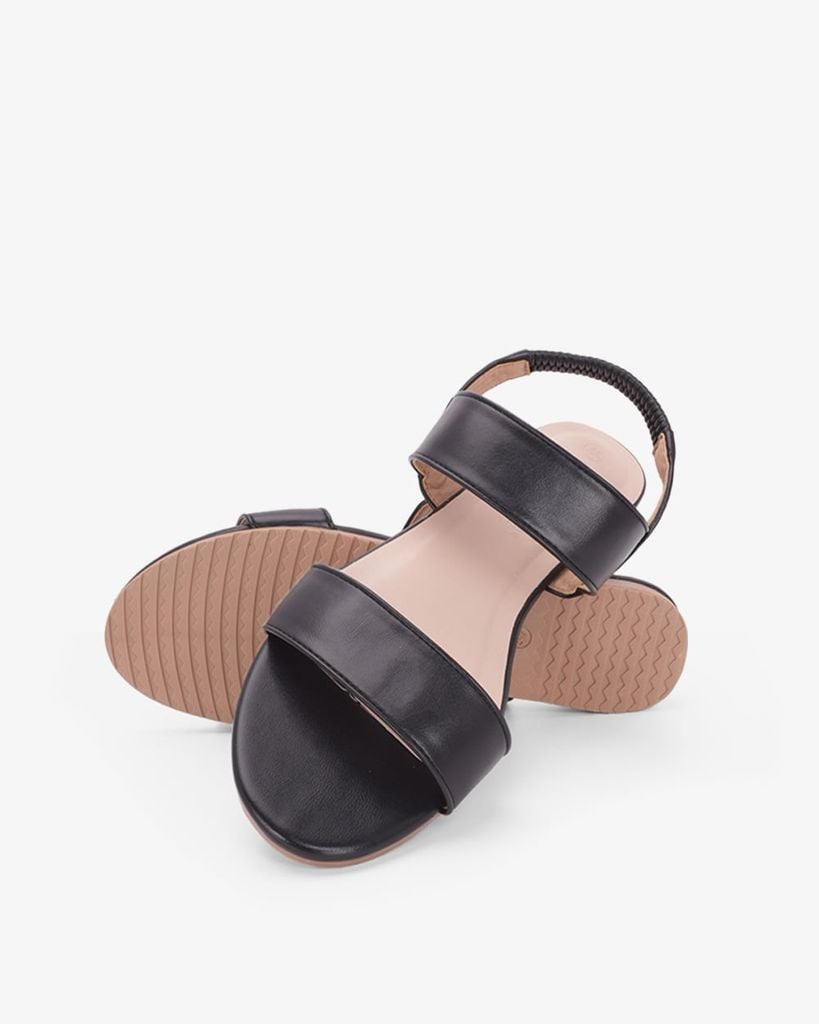 Sandal Đế Xẹp Hạnh Dung Quai Bản To HD02266AB