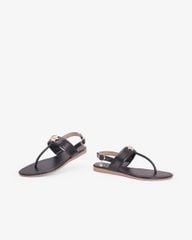 Sandal Đế Xẹp Hạnh Dung Kẹp Hoa Đính Đá HD02267AB