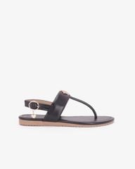 Sandal Đế Xẹp Hạnh Dung Kẹp Hoa Đính Đá HD02267AB