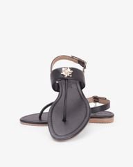 Sandal Đế Xẹp Hạnh Dung Kẹp Hoa Đính Đá HD02267AB