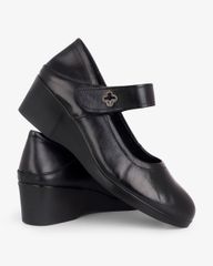 Giày Đế Xuồng Albee Trơn Hậu Khóa Lá HD0282TQ