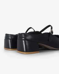 Dép Bít Mũi Albee Phối Mũi Si Bóng HD0286TQ