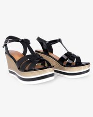 Sandal Đế Xuồng Albee Quai Luồng Nối T-Strap HD0289TQ