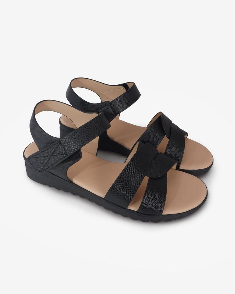 Sandal Xẹp Hạnh Dung Quai Đan Chéo HD0319AC