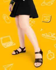 Sandal Xẹp Hạnh Dung Quai Đan Chéo HD0319AC