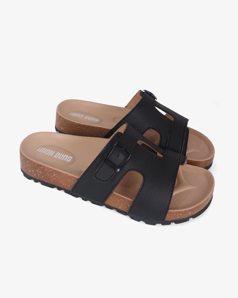 Dép Xẹp Hạnh Dung Quai Ôm Khóa Nịt HD0322AC