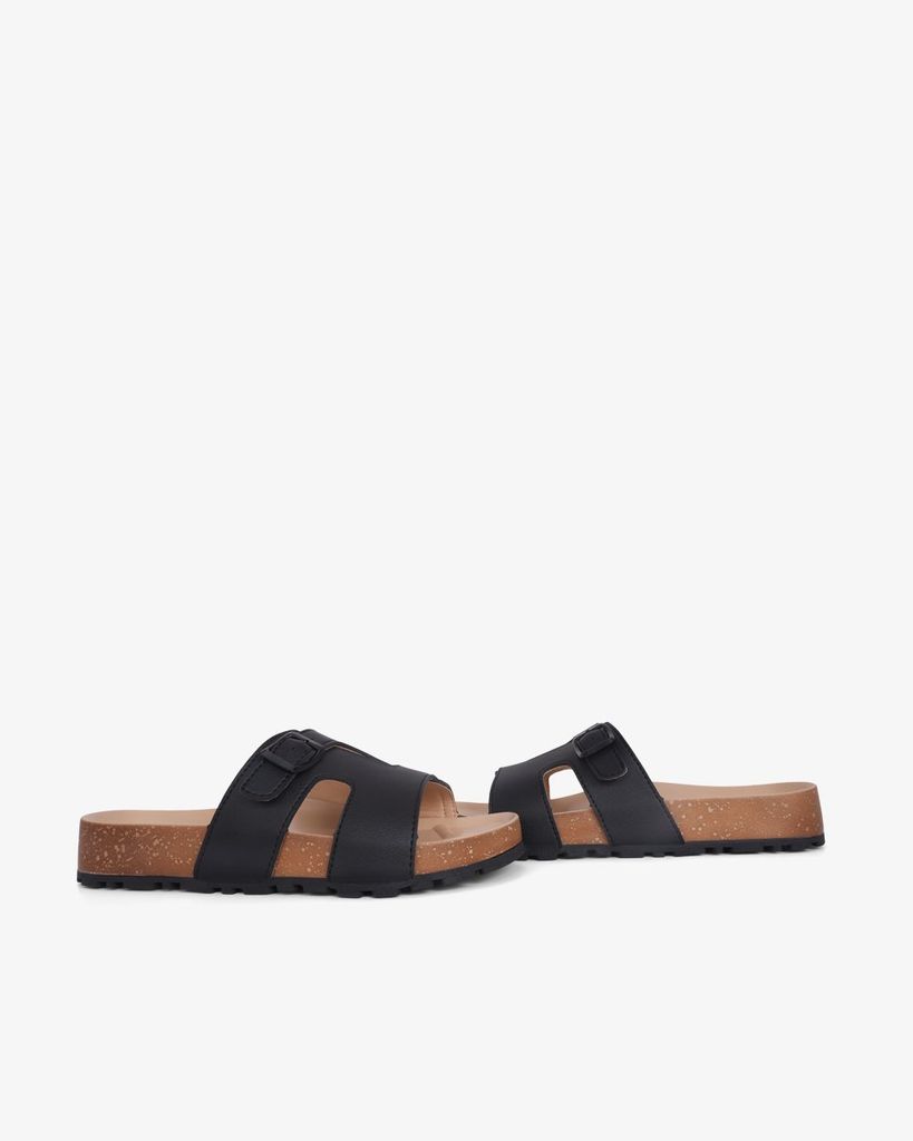 Dép Xẹp Hạnh Dung Quai Ôm Khóa Nịt HD0322AC