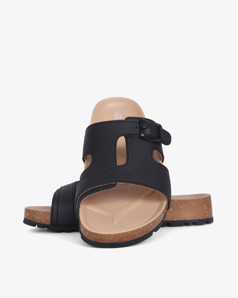 Dép Xẹp Hạnh Dung Quai Ôm Khóa Nịt HD0322AC