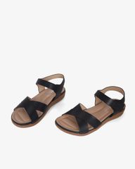 Sandal Xuồng Quai Đắp Chéo Trơn HD0324AC