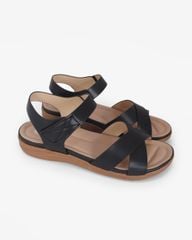 Sandal Xuồng Quai Đắp Chéo Trơn HD0324AC