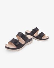Dép Đế Xuồng Hạnh Dung Quai Hoa Đôi HD0330AC