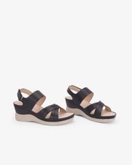 Sandal Đế Xuồng Hạnh Dung Quai Chéo Dập Vân HD0333AC