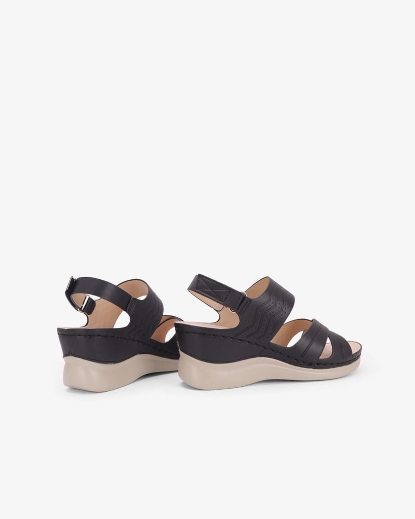 Sandal Đế Xuồng Hạnh Dung Quai Chéo Dập Vân HD0333AC