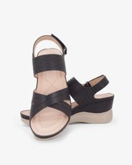 Sandal Đế Xuồng Hạnh Dung Quai Chéo Dập Vân HD0333AC