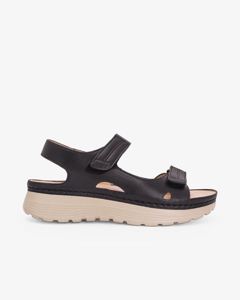 Sandal Đế Xuồng Hạnh Dung Quai Dán Đôi HD0334AC