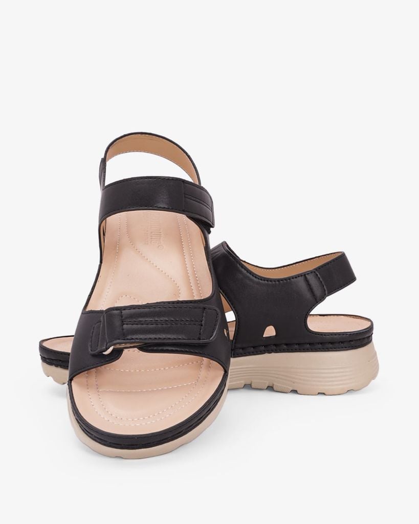 Sandal Đế Xuồng Hạnh Dung Quai Dán Đôi HD0334AC