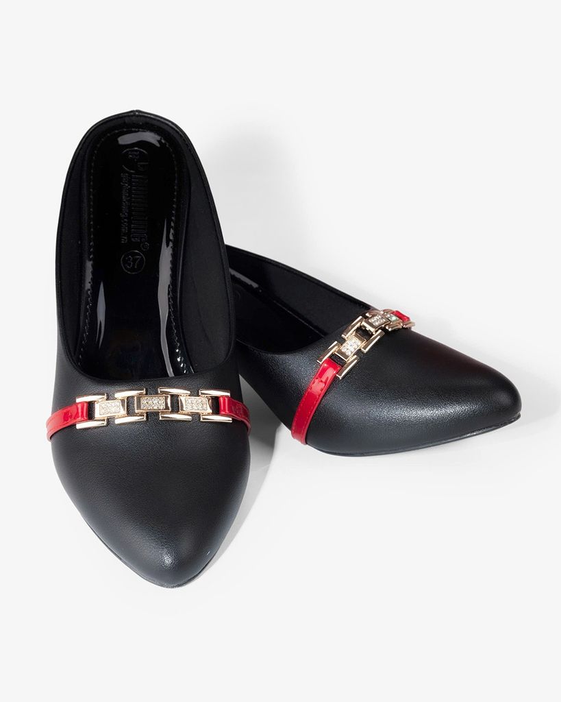 Dép Bít Mũi Hạnh Dung Khóa Dây Xích HD041009AD