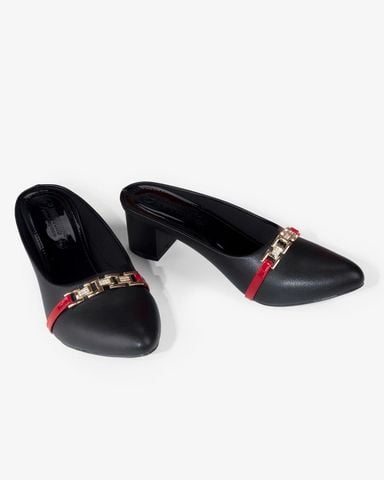 Dép Bít Mũi Hạnh Dung Khóa Dây Xích HD041009AD