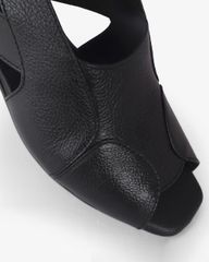 Sandal Cao Gót Hạnh Dung Quai Lớn Hậu Thun HD041014AD