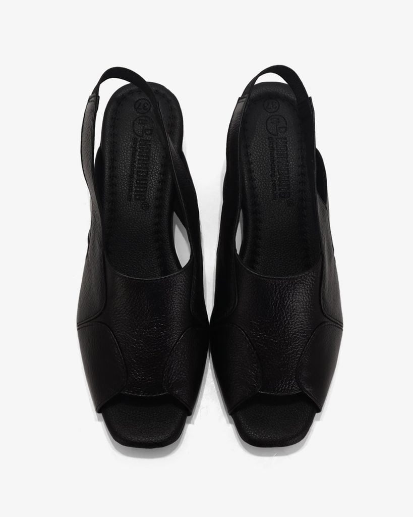 Sandal Cao Gót Hạnh Dung Quai Lớn Hậu Thun HD041014AD