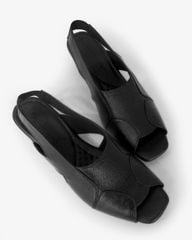 Sandal Cao Gót Hạnh Dung Quai Lớn Hậu Thun HD041014AD