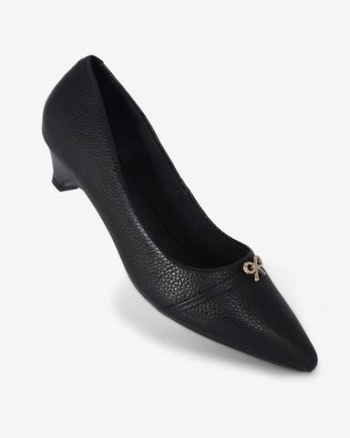 Giày Cao Gót Hạnh Dung Khóa Nơ Nhỏ HD041017AD