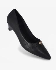 Giày Cao Gót Hạnh Dung Khóa Nơ Nhỏ HD041017AD