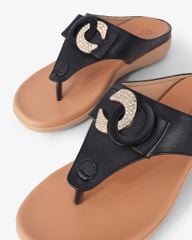 Dép Đế Xuồng Hạnh Dung Kẹp Xỏ Ngón Khóa OC HD041022AD