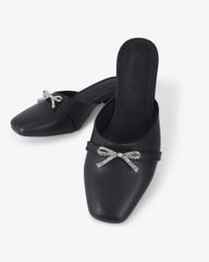 Dép Bít Mũi Hạnh Dung Khóa Nơ Xoàn HD041023AD