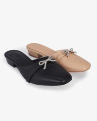 Dép Bít Mũi Hạnh Dung Khóa Nơ Xoàn HD041023AD