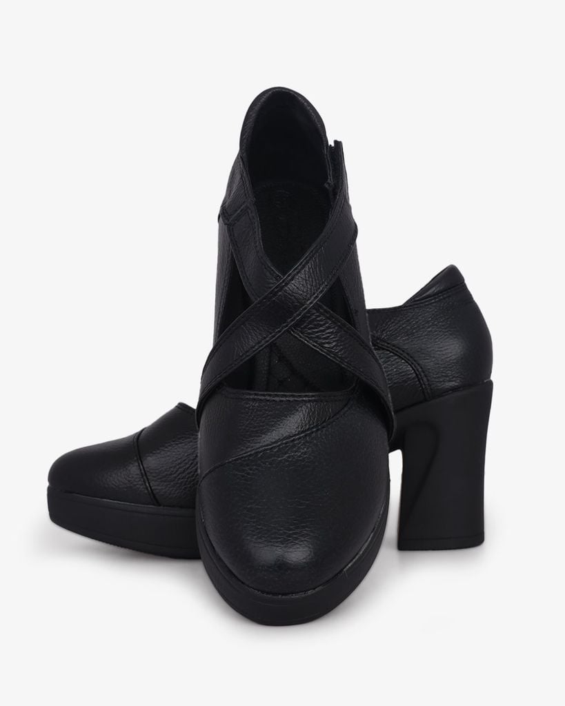 Giày Cao Gót Hạnh Dung Dây Mảnh Đan Chéo HD041030AD