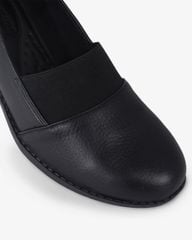 Giày Cao Gót Hạnh Dung Mũi Tròn Phối Thun HD041032AD