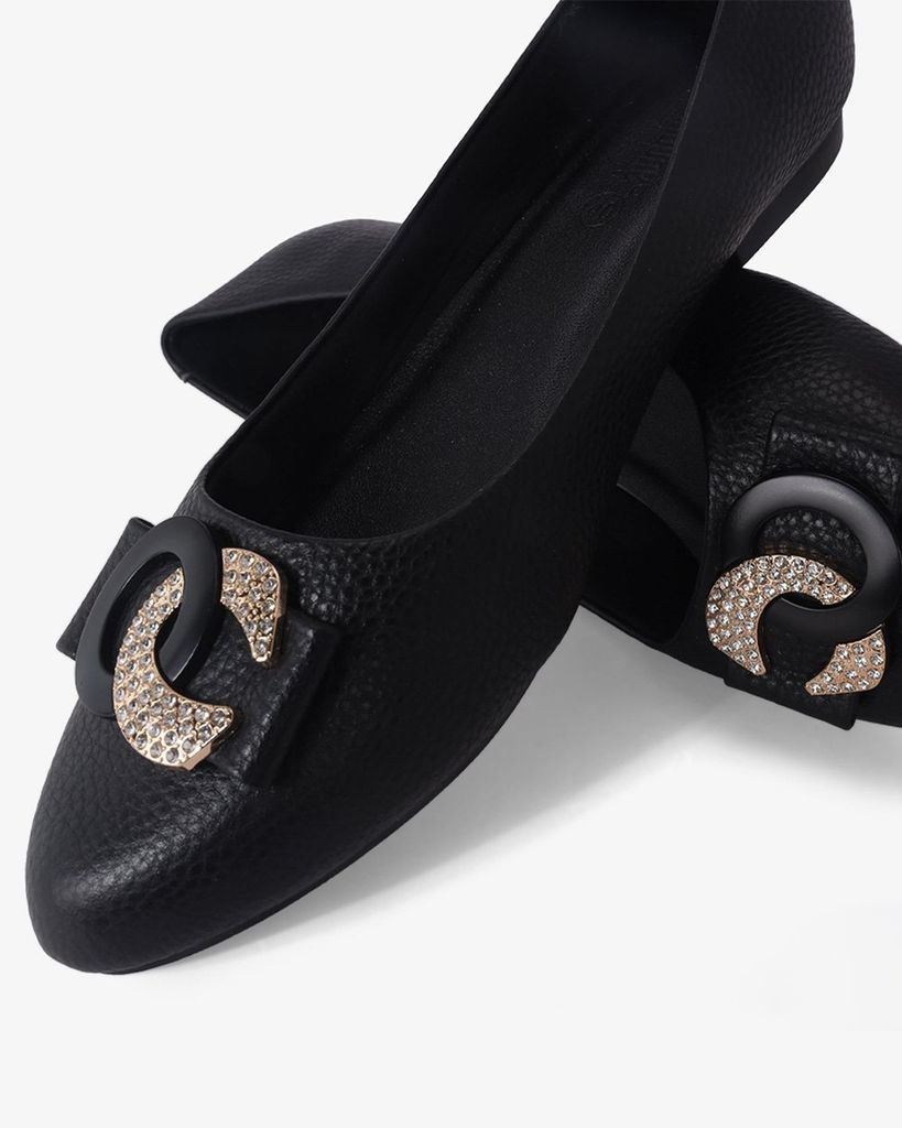 Giày Búp Bê Hạnh Dung Khóa OC HD041034AD