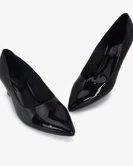 Giày Cao Gót Hạnh Dung Mũi Nhọn Da Bóng HD041040AD