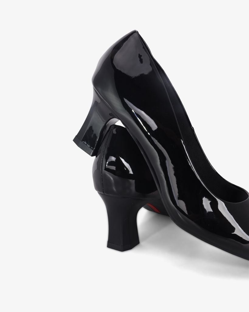 Giày Cao Gót Hạnh Dung Mũi Nhọn Da Bóng HD041040AD