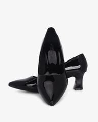 Giày Cao Gót Hạnh Dung Mũi Nhọn Da Bóng HD041040AD