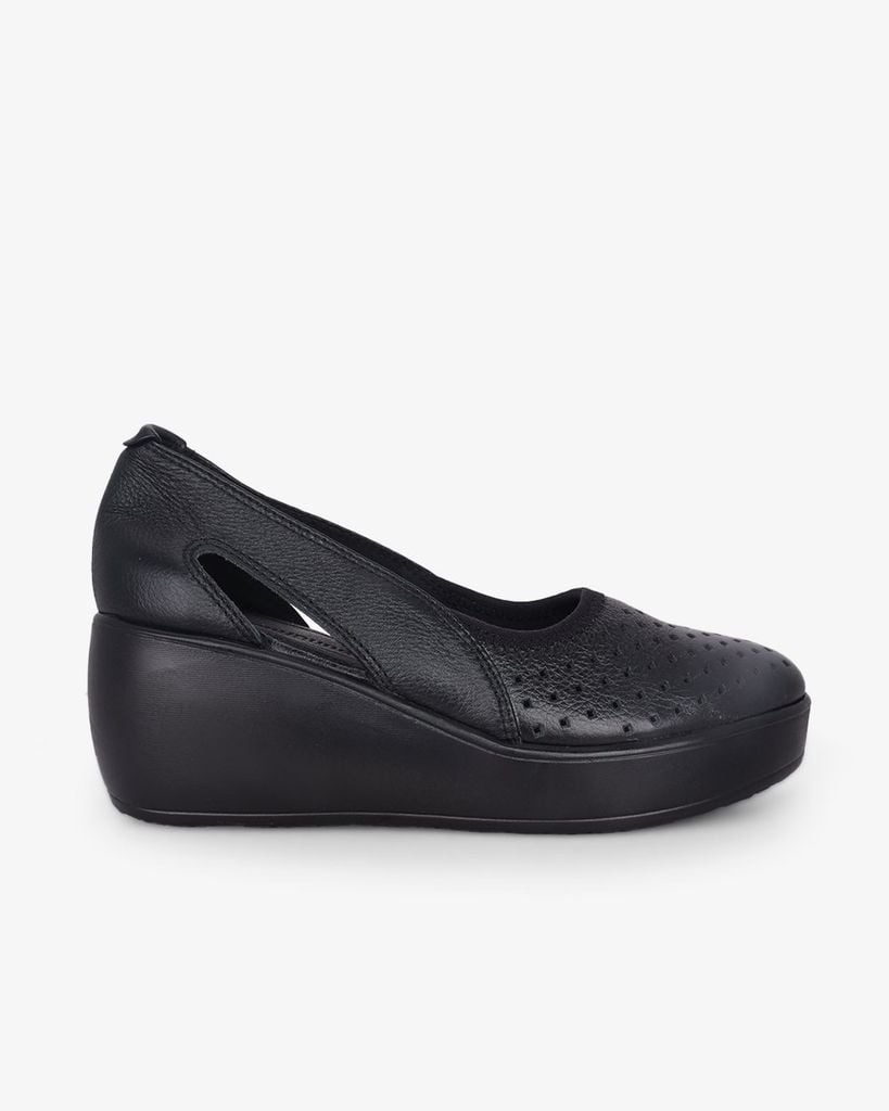 Giày Đế Xuồng Hạnh Dung Đục Lỗ HD041051AD