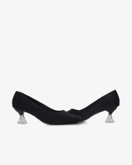 Giày Cao Gót Hạnh Dung Vân Nổi Mũi Vuông HD041057AD