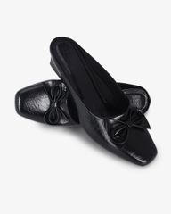 Dép Bít Mũi Hạnh Dung Mũi Vuông Khóa Nơ HD041059AD