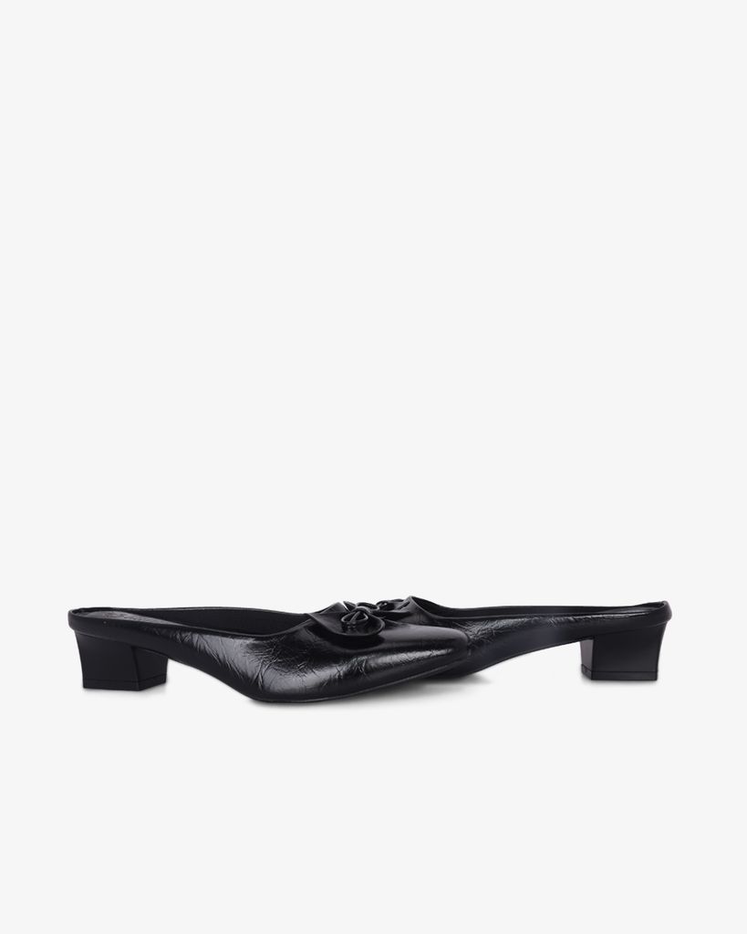 Dép Bít Mũi Hạnh Dung Mũi Vuông Khóa Nơ HD041059AD