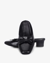 Dép Bít Mũi Hạnh Dung Mũi Vuông Khóa Nơ HD041059AD