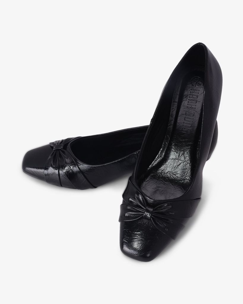 Giày Cao Gót Hạnh Dung Nơ Kiểu HD041060AD